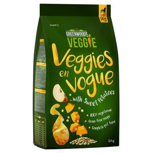 1,5kg Greenwoods Veggie (édes-)burgonya, lencse, alma & tök száraz kutyatáp akciós áron