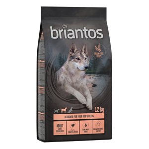 12kg Briantos Adult Light/Sterilised pulyka & burgonya - gabonamentes száraz kutyatáp 11+ 1 ingyen akcióban