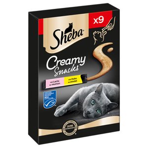 63x12g Sheba Creamy Csirke & lazac macskasnack