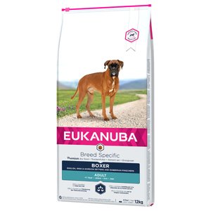 12kg Eukanuba Adult Breed Specific Boxer száraz kutyatáp 10% kedvezménnyel