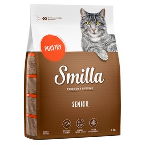 4kg Smilla Senior szárnyas száraz macskatáp 10% kedvezménnyel