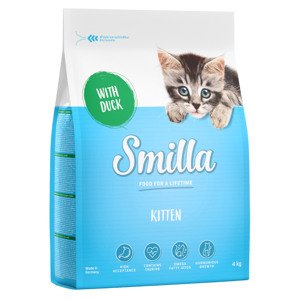 4kg Smilla Kitten kacsa száraz macskatáp 10% kedvezménnyel