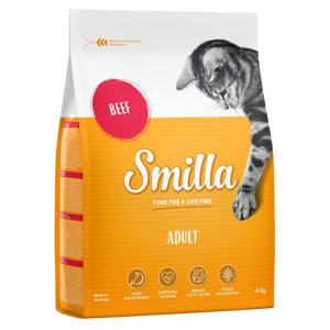 4kg Smilla Adult marha száraz macskatáp 10% kedvezménnyel