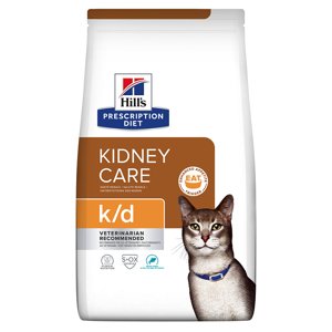 1,5kg Hill's Prescription Diet k/d Kidney Care tonhal száraz macskatáp