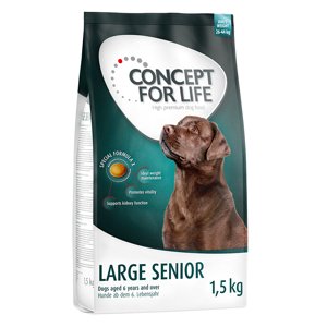 1,5kg Concept for Life Large Senior száraz kutyatáp 15% árengedménnyel
