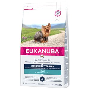 2kg Eukanuba Adult Breed Specific Yorkshire Terrier száraz kutyatáp 10% árengedménnyel