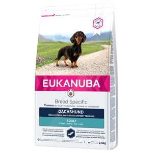 2,5kg Eukanuba Adult Breed Specific Dachshund száraz kutyatáp 10% árengedménnyel