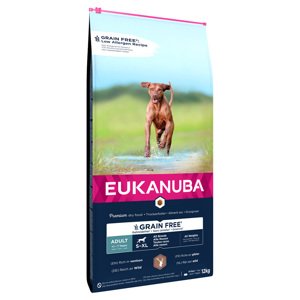 12kg Eukanuba Grain Free Adult Large Breed vad száraz kutyatáp óriási árengedménnyel