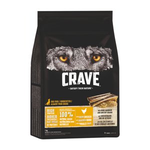 7kg Crave Adult Csirke, csontvelő & ősgabona száraz kutyatáp 15% kedvezménnyel
