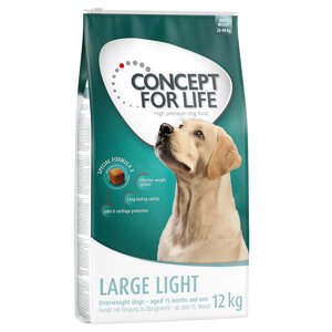 12kg Concept for Life Large Light száraz kutyatáp 20% kedvezménnyel