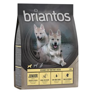 1kg Briantos Junior Csirke & burgonya gabonamentes száraz kutyatáp rendkívüli kedvezménnyel