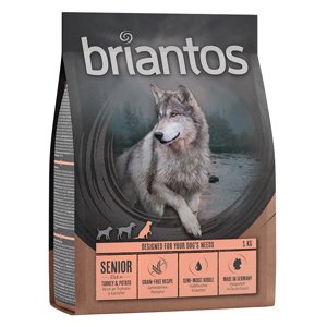 1kg Briantos Senior Pulyka & burgonya gabonamentes száraz kutyatáp rendkívüli kedvezménnyel