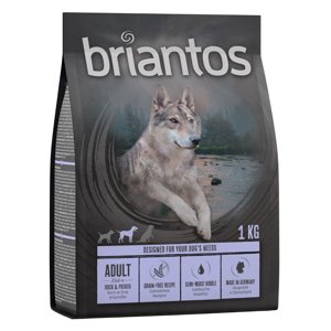 1kg Briantos Adult Kacsa & burgonya gabonamentes száraz kutyatáp rendkívüli kedvezménnyel