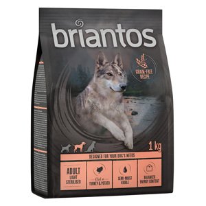 1kg Briantos Adult Light/Sterilised pulyka & burgonya gabonamentes száraz kutyatáp rendkívüli kedvezménnyel