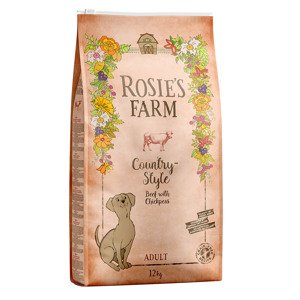 12kg Rosie's Farm Marha, édesburgonya & csicseriborsó száraz kutyatáp 10% árengedménnyel