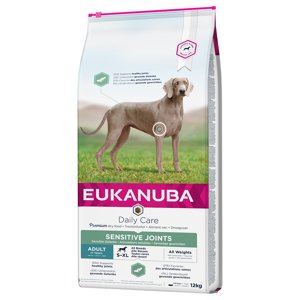12kg Eukanuba Daily Care Adult Sensitive Joints száraz kutyatáp 10% árengedménnyel