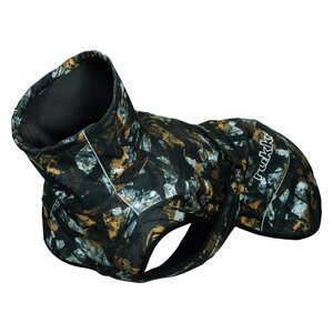 Rukka® Breeze kutyakabát, fekete mintás kb 25 cm, kutyáknak