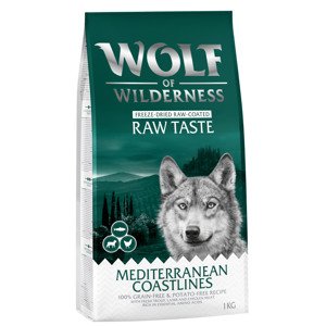 1kg Wolf of Wilderness 'The Taste Of The Mediterranean' - bárány & pisztráng  száraz kutyatáp 10% árengedménnyel