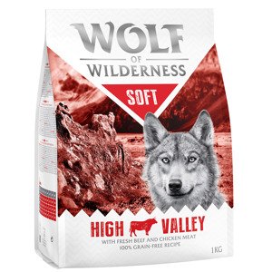 1kg Wolf of Wilderness High Valley - marha (Soft & Strong) száraz kutyatáp 10% árengedménnyel