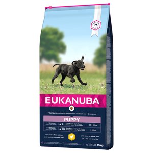 15kg Eukanuba Puppy Large Breed csirke száraz kutyatáp 10% árengedménnyel