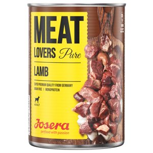 4 + 2 ingyen! 6 x 800 g Josera Meatlovers Pure / Menü - Bárány