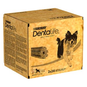 96db Purina Dentalife kutyasnack Közepes kutyáknak (12-25 kg)napi fogápoláshoz 25% árengedménnyel