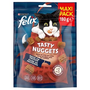3x180g Felix Tasty Nuggets marha & bárány macskasnack 2+1 ingyen