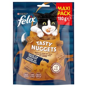 3x180g Felix Tasty Nuggets csirke & kacsa macskasnack 2+1 ingyen