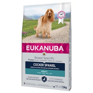 7,5kg Eukanuba Adult Breed Specific száraz kutyatáp óriási kedvezménnyel! - Cocker Spaniel