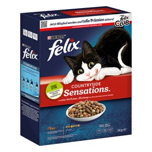 1kg Felix Countryside Sensations marha száraz macskatáp