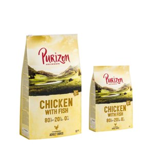 14kg Purizon Adult csirke & hal száraz kutyatáp 12+2 kg ingyen akcióban