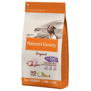 3x1,5kg Nature's Variety Original NoGrain Mini Adult pulyka száraz kutyatáp