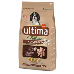 1,1kg Ultima Nature No Grain Mini Adult pulyka száraz kutyatáp