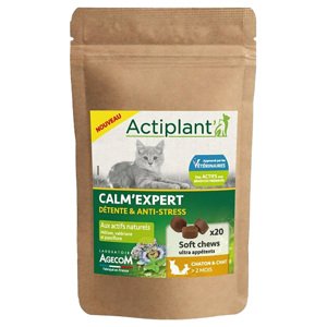 40g Actiplant Calm'Expert Soft Chews - Macska jutalomfalat
