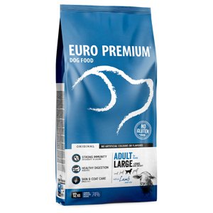 Euro Premium kutyatáp 2 x 12 kg - Nagy felnőtt bárány, rizs (2 x 12 kg)