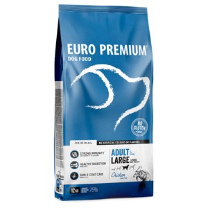 Euro Premium kutyatáp 2 x 12 kg - Nagy felnőtt csirke, rizs (2 x 12 kg)