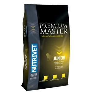 2x15kg Nutrivet Premium Master Junior - Száraz kutyatáp