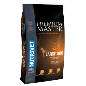 2x15kg Nutrivet Premium Master Large Dog - Száraz kutyaeledel