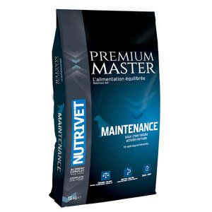 2x15kg Nutrivet Premium Master Maintenance - Száraz kutyaeledel