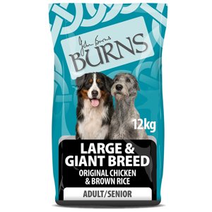 12kg Burns Large & Giant Breed Original csirke & rizs száraz kutyatáp