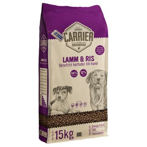 15kg Carrier bárány & rizs száraz kutyatáp