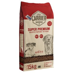 2x15 kg Carrier Super Premium száraz kutyatáp