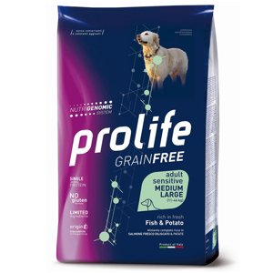 2x10kg Grain Free Adult Sensitive Sensitive Medium Large Prolife száraz kutyatáp