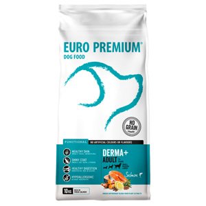 Euro Premium Adult Derma+ kutyáknak - 2 x 10 kg