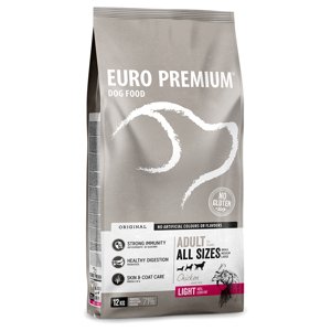 12kg Euro Premium Adult Light - Száraz kutyatáp 12kg Euro Premium Adult Light