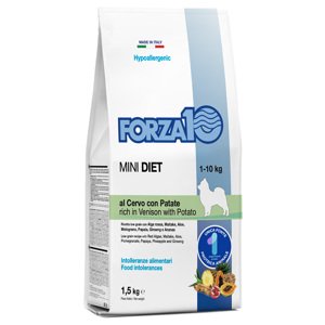 1,5kg Forza10 Mini Diet vad & burgonya száraz kutyatáp