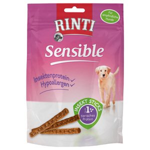 24x 50g RINTI Sensible Snack Insekt Sticks kutyasnack