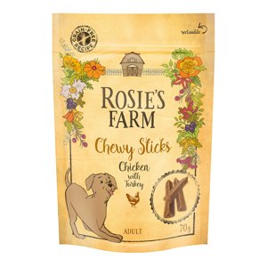 5x70g Rosie's Farm csirke & pulyka rágósnack kutyáknak