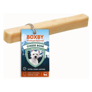 Boxby Cheese Bone kutyasnack - Kis termetű kutyáknak (max. 10 kg)