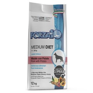 12kg Forza 10 Medium Diet Low Grain sertés száraz kutyatáp